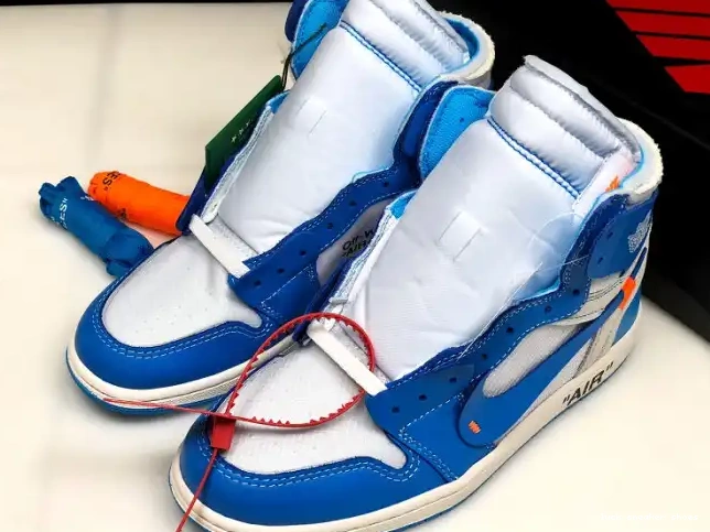 Rep LUCY 1 Air Off-White UNC AQ0818-148 Blue Powder Jordan 0526